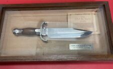 Jim Bowie Knife from The Franklin Mint with display case/No Key  picture