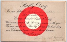 Postcard - Rally Day - Invitation Card picture
