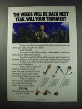 1991 Stihl Trimmers: FS-40, FS-66 and FS-81 Ad - The weeds will be back picture