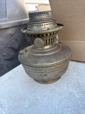 Vintage Aladdin Model #12 Brass Oil Lamp Font. Needs Cleaning picture