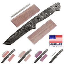 Damascus Knife Making Kit - Lucha Tanto - (8 Handle Options) - DIY Blade Kit picture