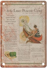 Vintage 1927 WOODBURY'S Facial Cream Ad Reproduction Metal Sign ZF367 picture