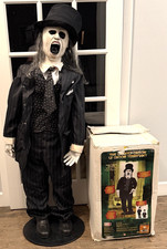 Gemmy 2008 5ft Halloween Animated Ghastly Groom Animatronic picture