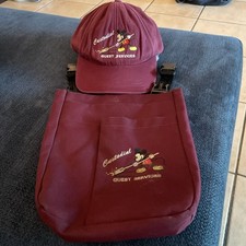 Vintage Disneyland Custodial Guest Service Hat And Bag Employee Mickey Mouse picture