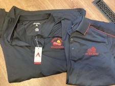 Frito Lay 2014 & 2015 Safe District 3XL Lot Of 2 Polo Shirts Black And Red Chips picture