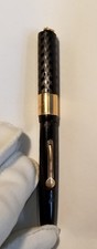 Vintage 1921 Waterman Ideal No 2 Fountain Pen Top Ring Band Lever Marked 14k X3 picture