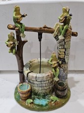Vtg Jerome Massier Majolica Frogs At A Well Vallauris CAM France Planters Vase picture