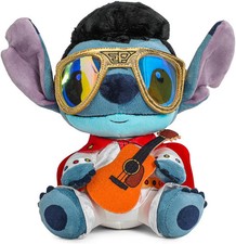 Disney Lilo and Stitch - Collectible White Jumpsuit Elivs Stitch 8 Inch Stuffed picture