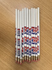Set Of 10 Vintage Pepsi Cola Advertising Pencils Red White & Blue picture