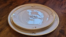 TITLE: Set of 3 Royal Copenhagen Brown Rose Oval Platters 688 / 9009 9010 9011 - picture