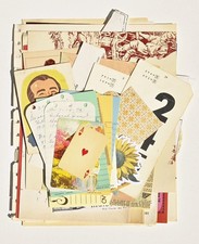 50+ Ephemera Mystery Pack Vintage Paper Junk Journal Collage Craft Mixed Lot picture