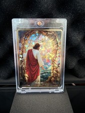 Sacred Legacy 2025 The Resurrection of Jesus Stained Glass Card 1E P107/100 picture