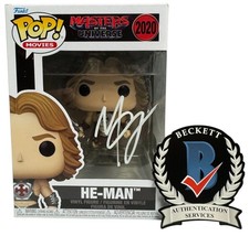 Nicholas Galitzine Signed Auto Masters Of The Universe Funko Pop 453 BAS He-Man picture