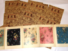 14 VINTAGE 1930s PEPPERELL DRAPERIES FABRIC SAMPLE BOOKS/NANTUCKET GLAZED CHINTZ picture