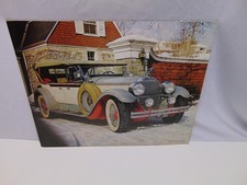 vintage Poster white 1928 Packard 20