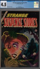 Strange Suspense Stories CGC 4.5- #18- VG+ 1954 COMIC STEVE DTKO CVR & ART picture