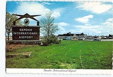 Postcard Gander International Airport Gander Canada picture