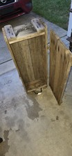 Wooden Surplus Ammo Crate M2 M30 Mortar Explosives Box U.S. Military Munitions picture