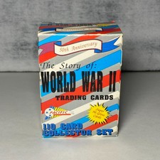 1992 Pacific The Story of WORLD WAR II 110 Complete Trading Card Set WW2 Opened picture