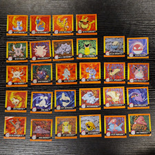 vintage 1999 Artbox Pokémon Stickers (Series 1) Lot Of 28 picture