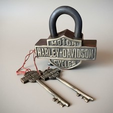 Vintage Motorcycles 1903 Solid Brass Lock with Keys picture