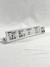 Westland Gifts OBEDIENCE SCHOOL Ceramic Desk Plaque Peanuts Snoopy Charlie Brown picture