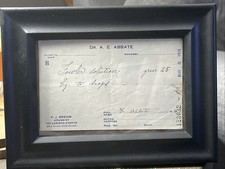 Antique Prescription Doctor Pharmacy Medicine Drug Apothecary Circa 1916 picture