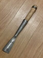 Hand Forged BARR Log Building Gouge Woodworking Chisel picture