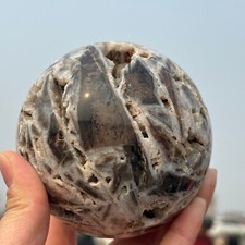 Top Natural Amphibole Quartz Sphere Crystal Ball Mineral Specimen Healing 850g+ picture