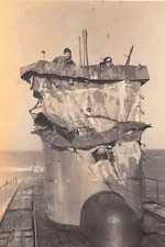 damaged cabin of a submarine u boat WW2 Photo Glossy 4*6 in N008 picture