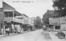Main Street View Wachapreague Virginia VA - Reprint picture