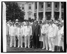 Washington DC Herbert Hoover Linen Supply Association White House 1929 picture