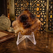 Original Hand Engraved Islamic Calligraphy Carnelian Talismanic Sufi Pendant picture