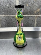 12.5” Heavy Monster Bong Glass Bong Water Pipe Tobacco Smoking Pipe picture