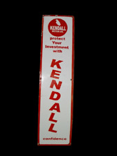 Porcelain Kendall Motor Oil Enamel Metal Sign Size 36