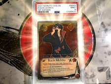 2007 NARUTO CCG S5 ITACHI UCHIHA 1ST EDITION #N203 PSA 9 (AKATSUKI) (ROOKIE) 💎 picture