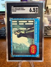 1977 Star Wars Topps #46 A Desperate Moment for Ben Series 1 Blue SGC 6.5 picture
