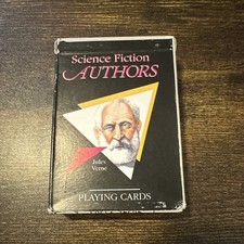 Vintage 1991 Science Fiction Authors Playing Cards Whitehall Line Complete picture