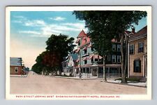 Rockland ME-Maine, Park Street Looking West, Antique, Vintage Postcard picture