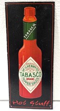 VTG 1998 Tabasco Hot Pepper Sauce Advertising Tin Metal Sign 17