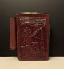 VTG 60s Unique Leather Cigarette Case picture