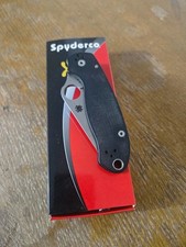 Spyderco Para 3 CPM S45VN Plain Edge Black G-10 Compression Lock Manual picture