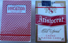 2 deck packs - Vintage Hacienda Hotel Casino Las Vegas Aristocrat Playing cards picture