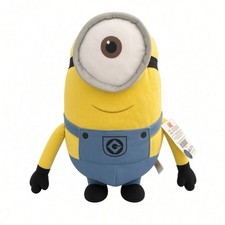 The Toy Factory Despicable Me Minion Plush Toy 15 in Yellow/Blue Style 14021 picture