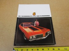 1970 Oldsmobile 442 W-Machines sales brochure 12pg ORIGINAL Cutlass S W-30 picture