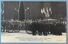 CPA Funeral Maréchal Foch Notre-Dame Coffin Canon Paris 1929 picture
