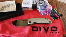Divo Knives Growler V3 Titanium &  154CM mirror polished DLC picture