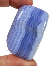 Blue Lace Agate Polished Stone 71.2 grams picture