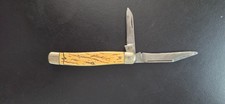 Vintage Colonial USA 2 Blade Pocket Knife Synthetic Celluloid Handle picture