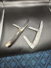 Vintage Imperial Schrade Diamond Edge 352 & Stockman IMP 25 Pocket Knife Lot 2 picture